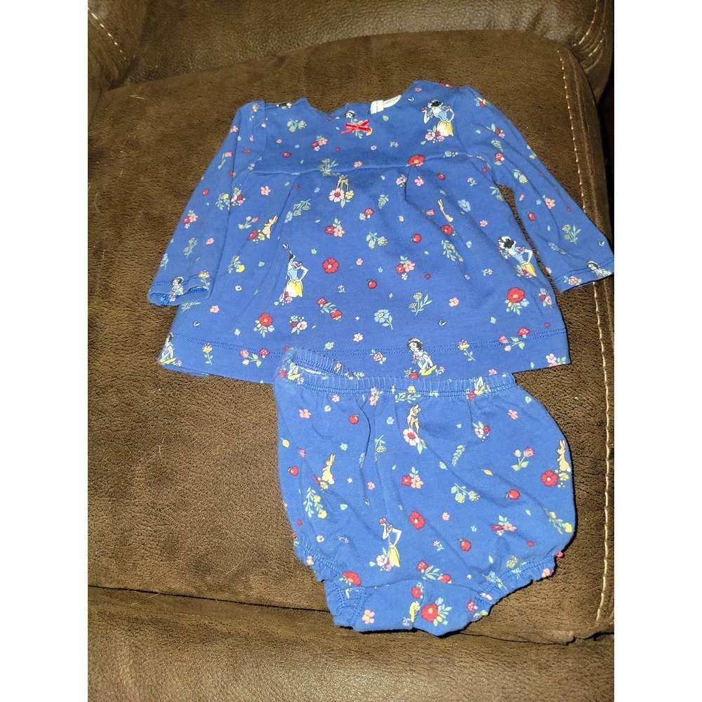Disney Janie and jack snow‎ white dress size 0 3 months